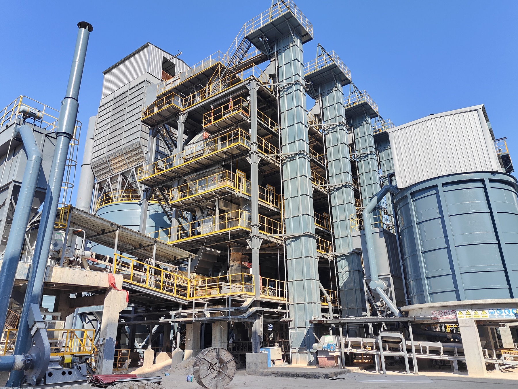 唐山金路v8干式整形砂石同出系統(tǒng)，新型立體化砂石生產模式